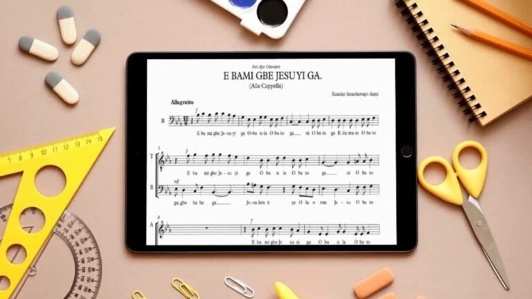 E ba mi gbe Jesu ga Composition